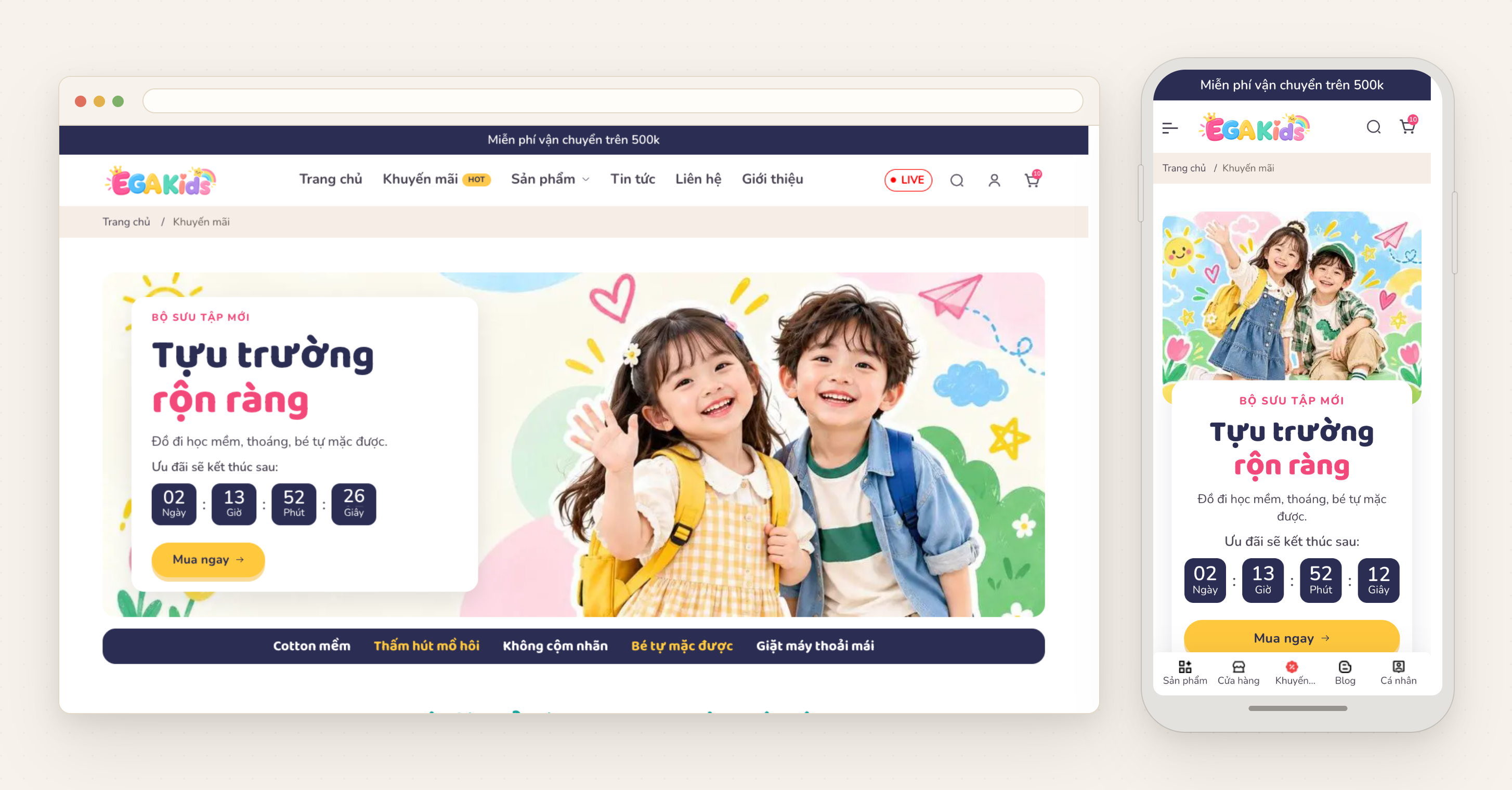 Trang Landing Page bán hàng